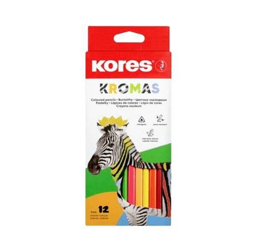 Lapiz Kores Kromas Largo Triangular 2.7 Mm Con 12