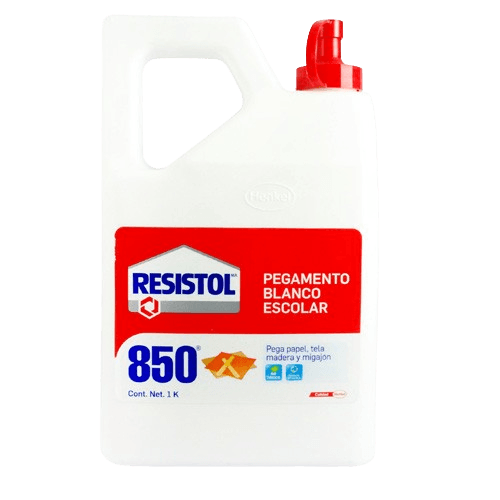 Pegamento Resistol 850 Blanco Escolar 1 Kg