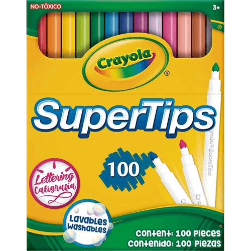 Plumon Crayola Super Tips Con 100