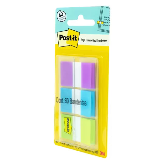 Banderita Colores Brillantes C/60 | Post-it 680-PGB