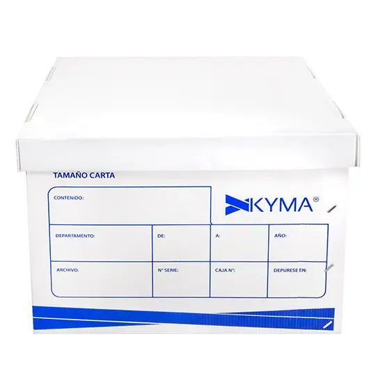 Caja de Plástico para Archivo T. Carta |KYMA CJKY-PL-CT