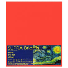 Papel Brights Carta Rojo Eléctrico C/100 | Supra 47-1808